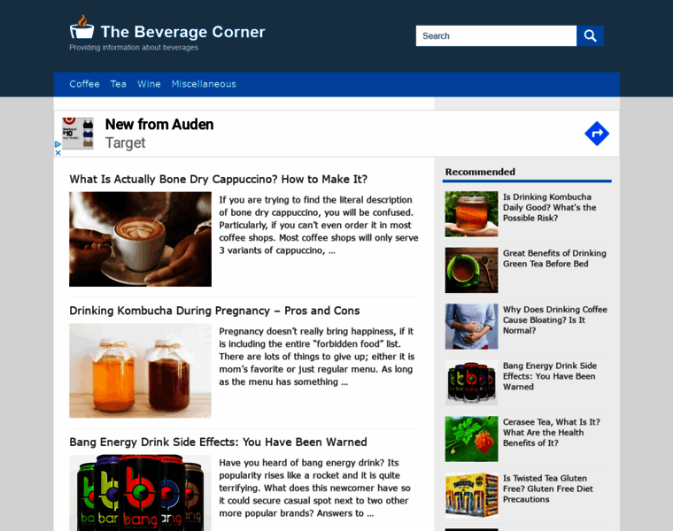 Thebeveragecorner.com thumbnail