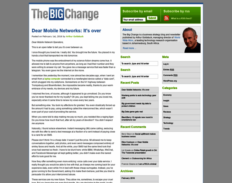 Thebigchange.com thumbnail