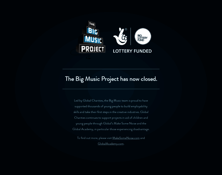Thebigmusicproject.co.uk thumbnail