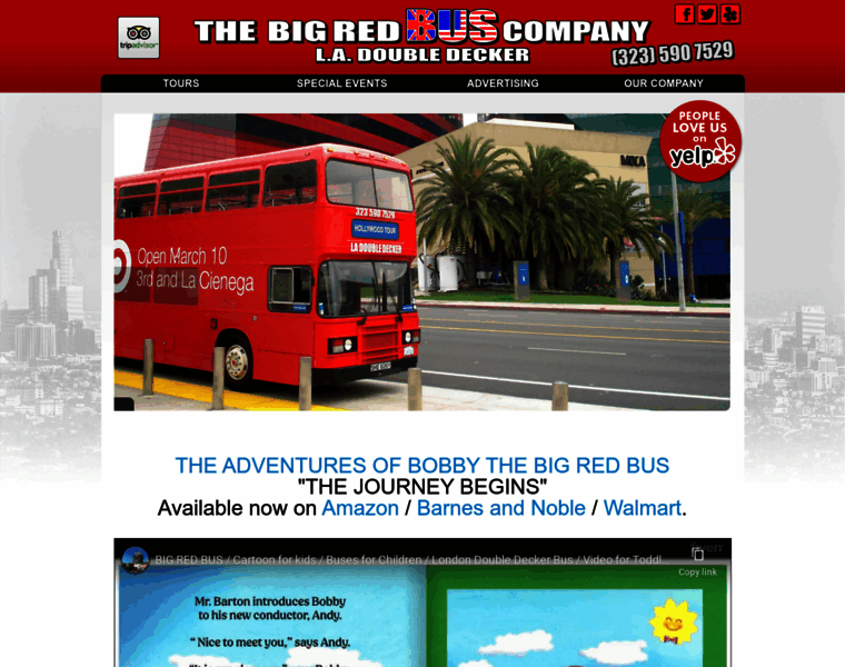 Thebigredbuscompany.com thumbnail