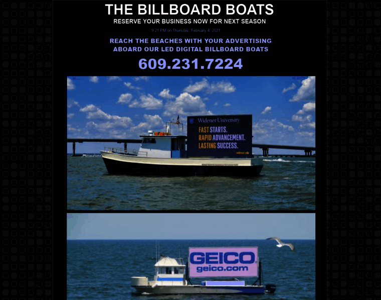Thebillboardboat.com thumbnail
