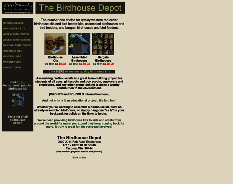 Thebirdhousedepot.com thumbnail