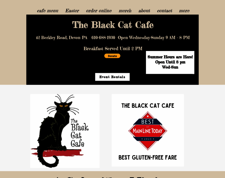 Theblackcatcafe.org thumbnail