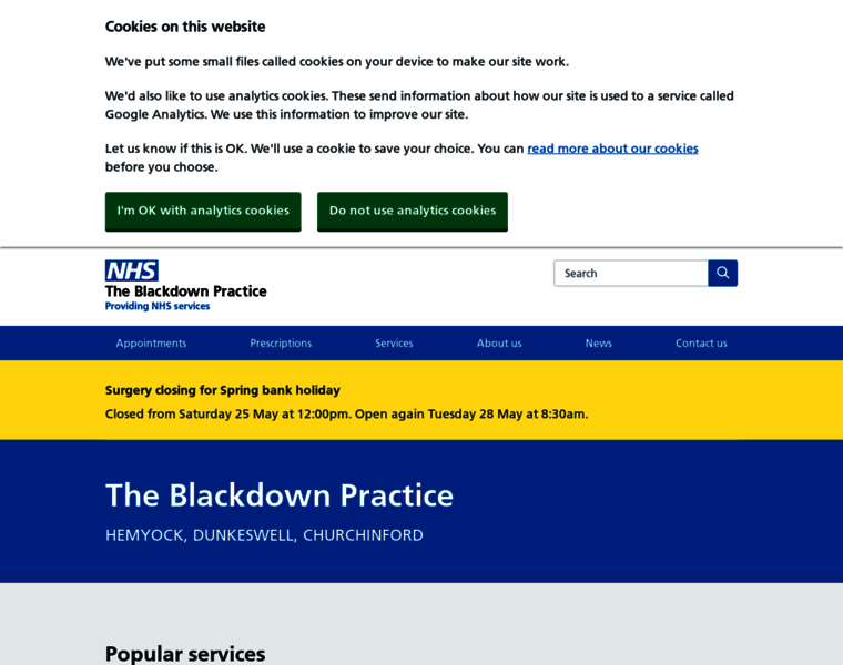Theblackdownpractice.co.uk thumbnail