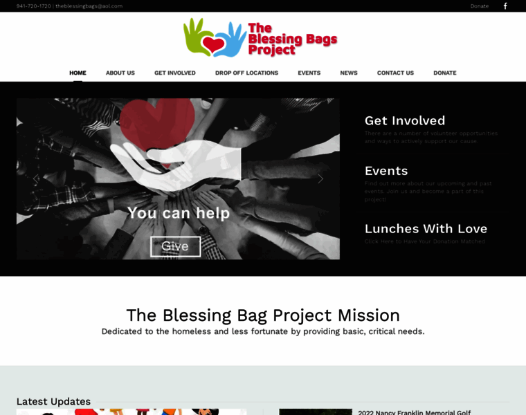 Theblessingbagsproject.org thumbnail