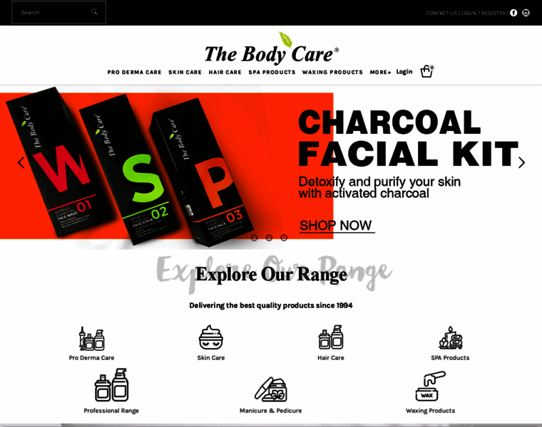 Thebodycare.co.in thumbnail