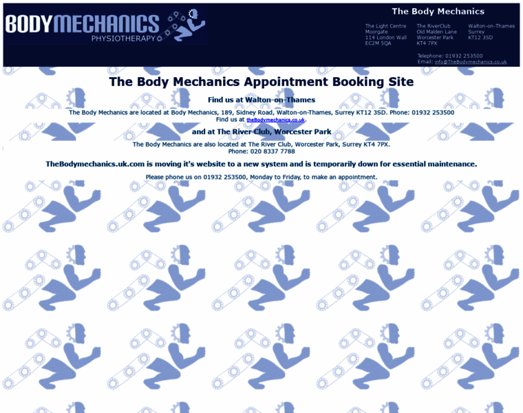 Thebodymechanics.uk.com thumbnail