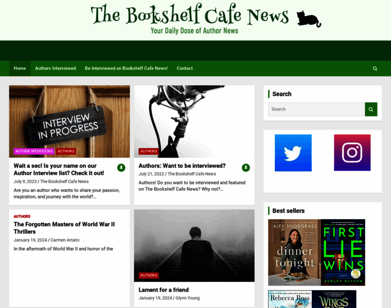 Thebookshelfcafe.com thumbnail