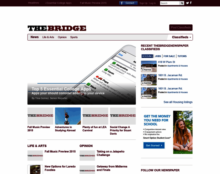 Thebridgenewspaper.com thumbnail
