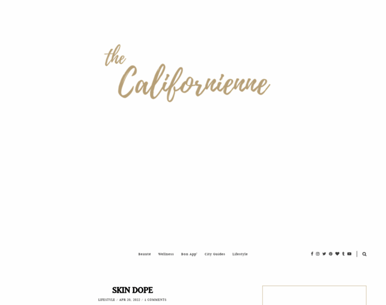 Thecalifornienne.com thumbnail