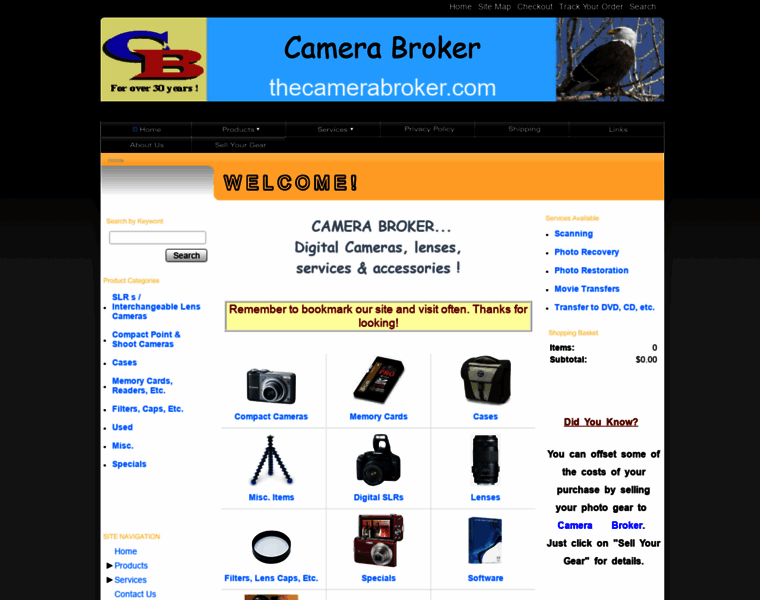 Thecamerabroker.com thumbnail
