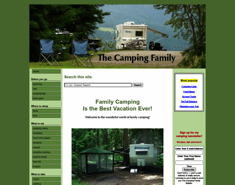 Thecampingfamily.com thumbnail