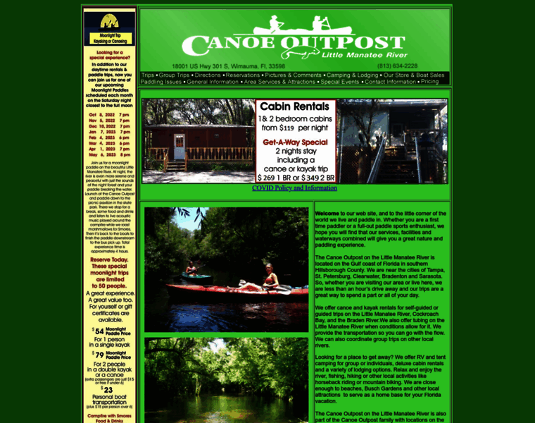 Thecanoeoutpost.com thumbnail