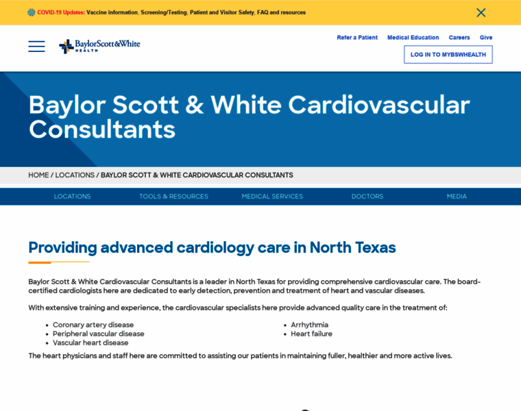 Thecardiovascularconsultants.com thumbnail