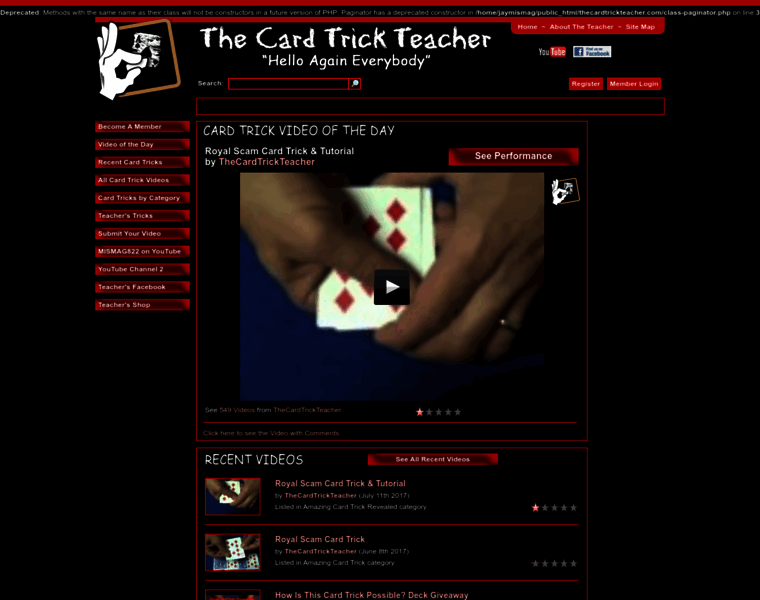 Thecardtrickteacher.com thumbnail