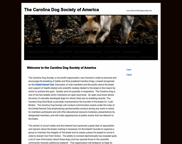 Thecarolinadogsociety.com thumbnail
