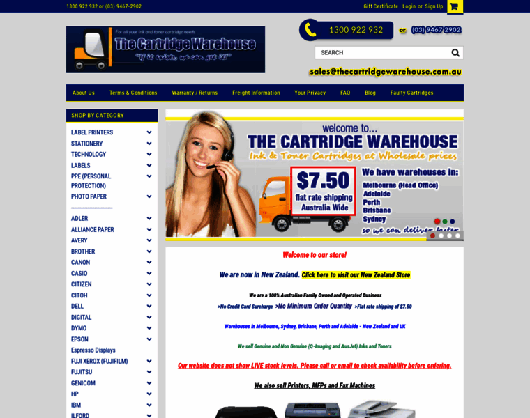 Thecartridgewarehouse.com.au thumbnail
