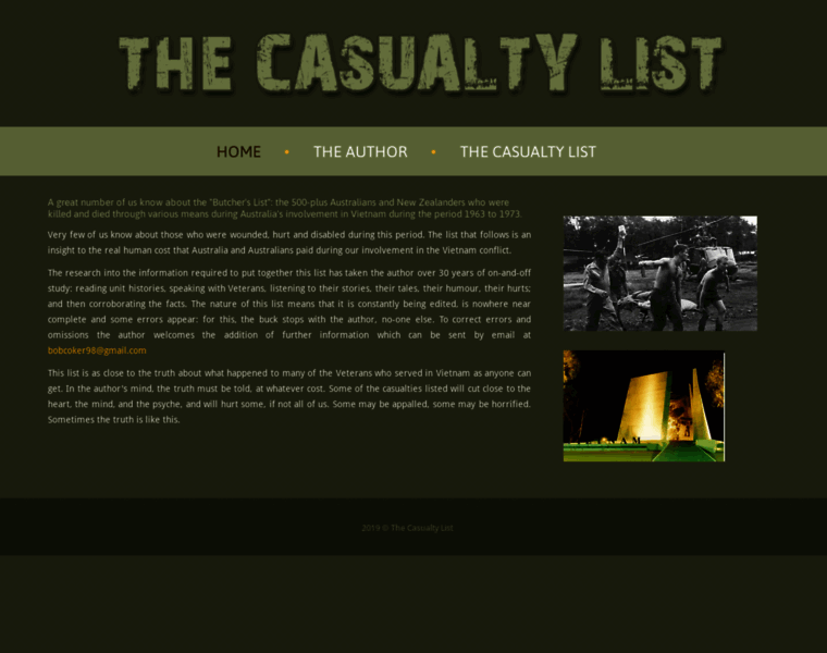 Thecasualtylist.com thumbnail