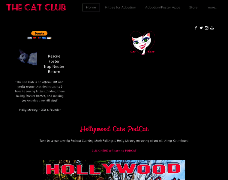 Thecatclub.org thumbnail