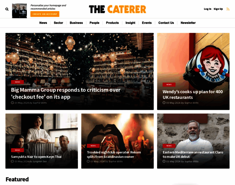 Thecaterer.com thumbnail