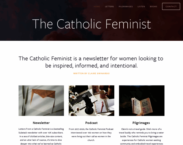 Thecatholicfeministpodcast.com thumbnail