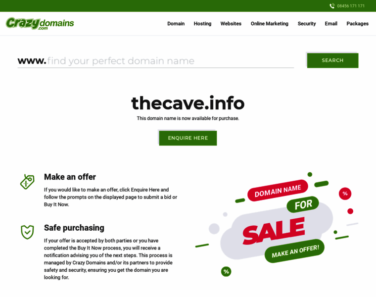 Thecave.info thumbnail
