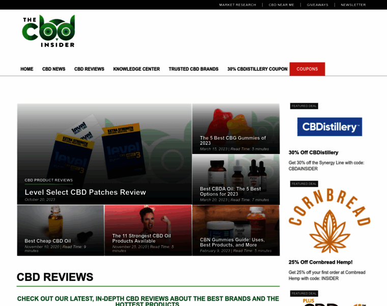 Thecbdinsider.com thumbnail