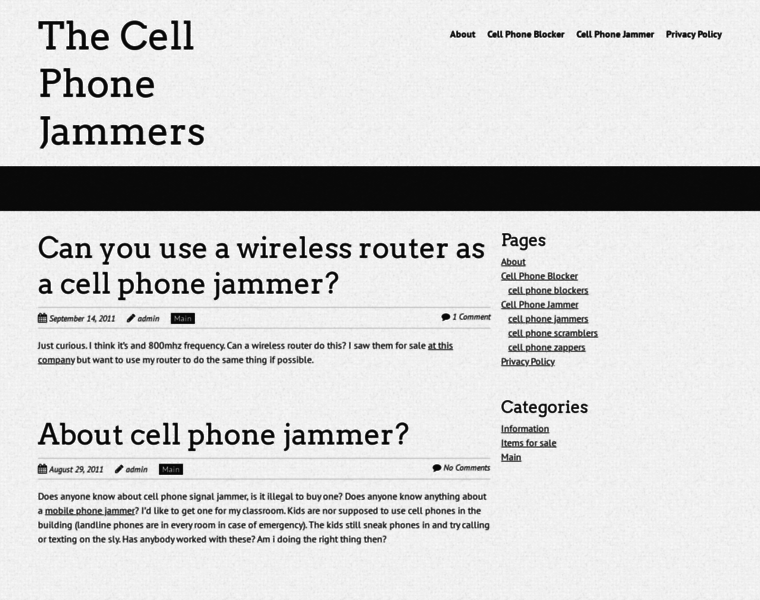 Thecellphonejammers.com thumbnail