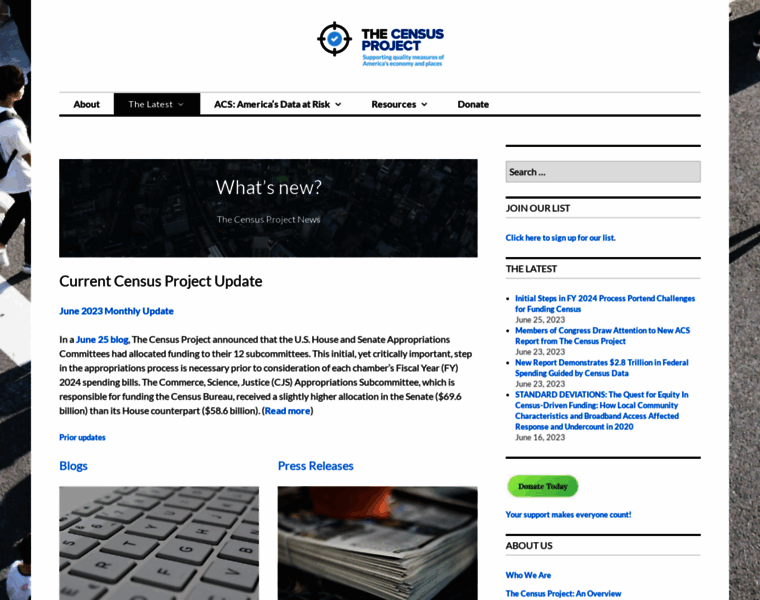 Thecensusproject.org thumbnail