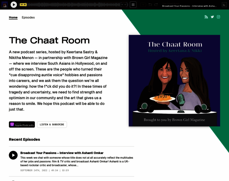 Thechaatroom.simplecast.com thumbnail