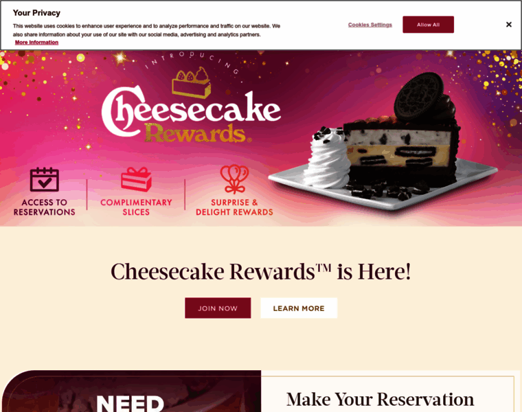 Thecheesecakefactory.com thumbnail