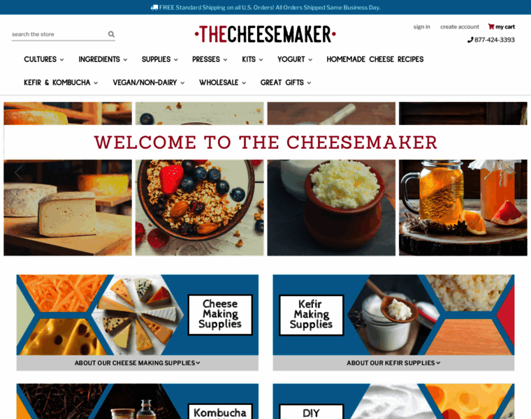 Thecheesemaker.com thumbnail