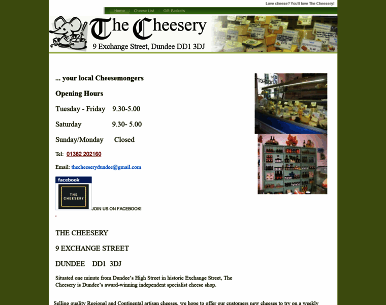 Thecheesery.co.uk thumbnail