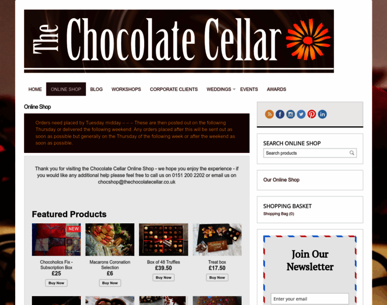 Thechocolatecellar.co.uk thumbnail