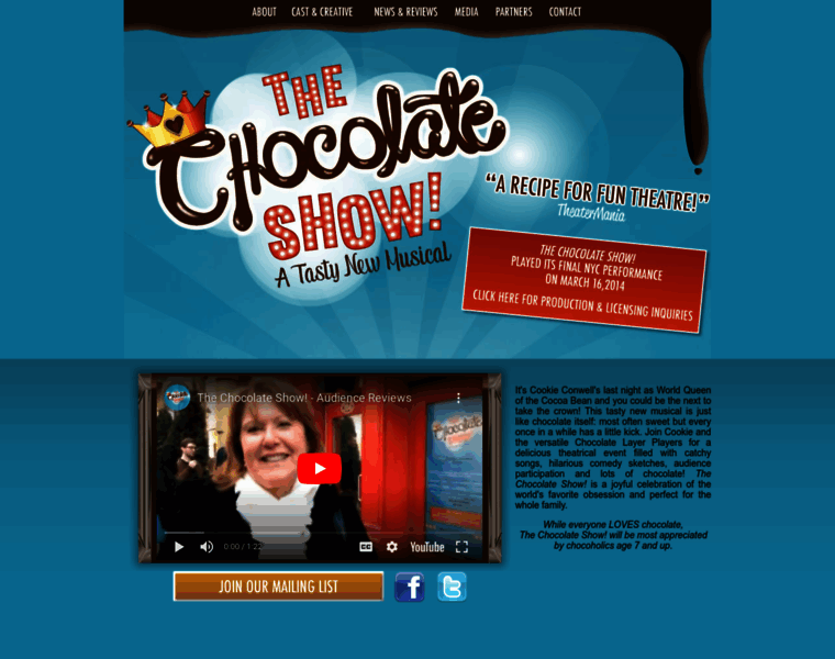 Thechocolateshowmusical.com thumbnail