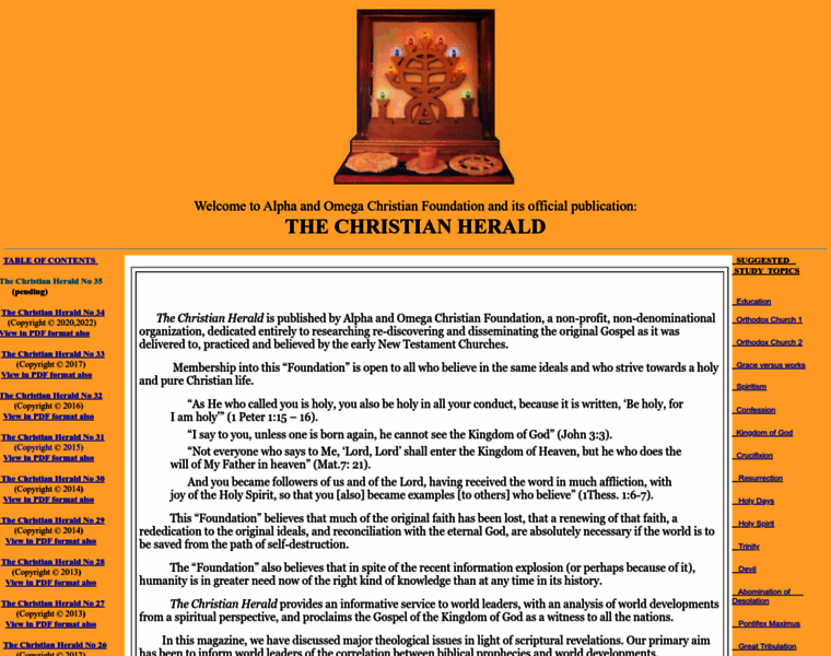Thechristianherald.info thumbnail