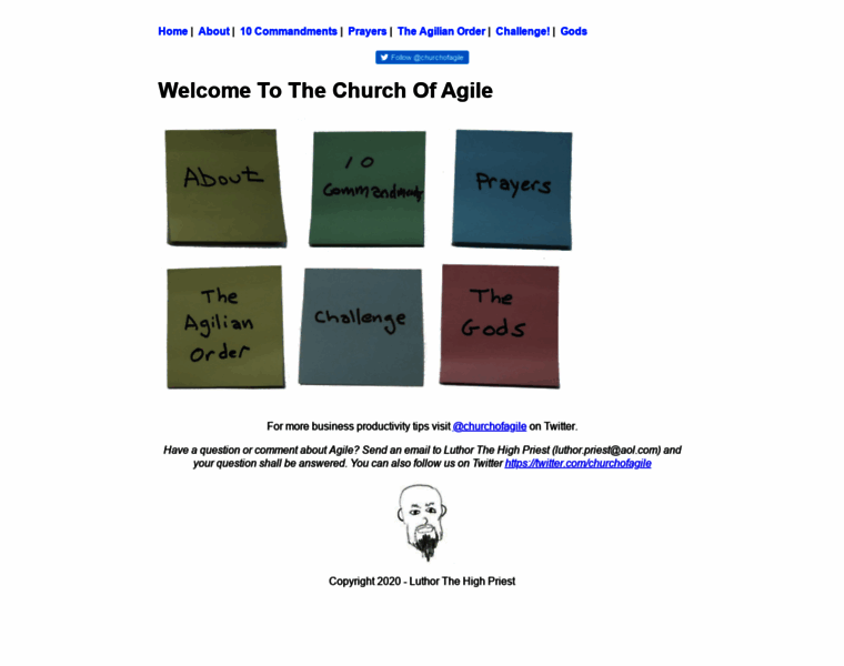 Thechurchofagile.org thumbnail