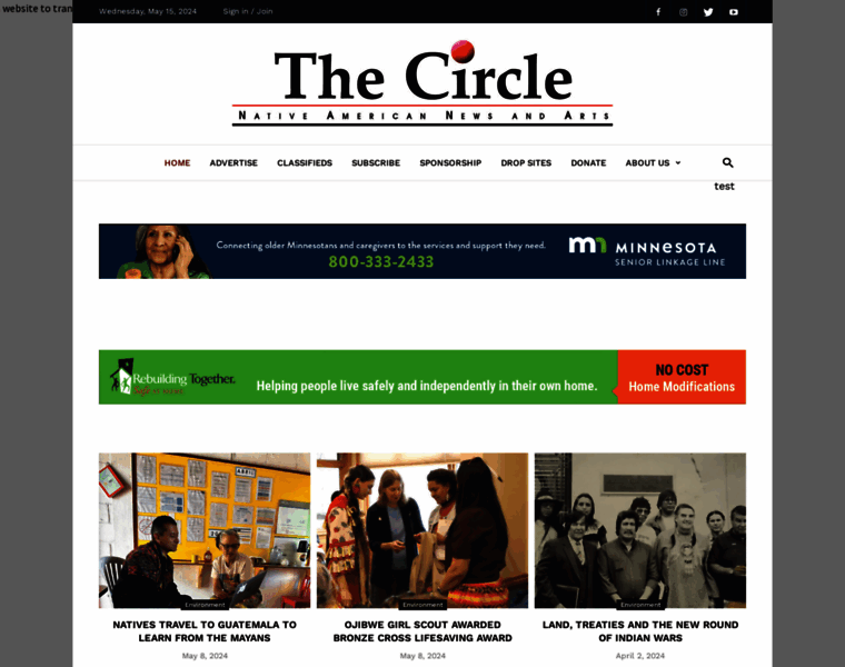 Thecirclenews.org thumbnail