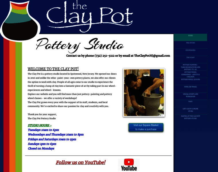 Theclaypotpottery.com thumbnail
