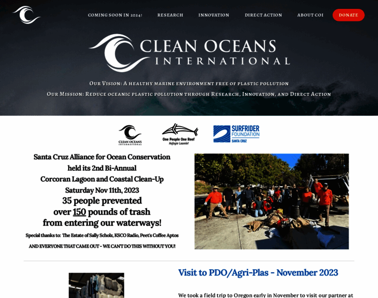 Thecleanoceansproject.com thumbnail
