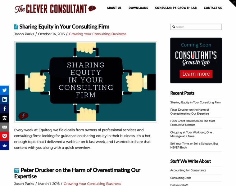 Thecleverconsultant.com thumbnail