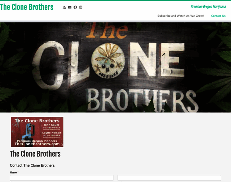 Theclonebrothers.com thumbnail