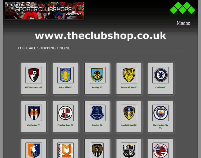 Theclubshop.co.uk thumbnail