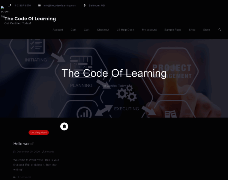 Thecodeoflearning.com thumbnail
