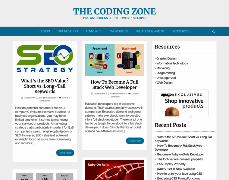 Thecodingzone.com thumbnail