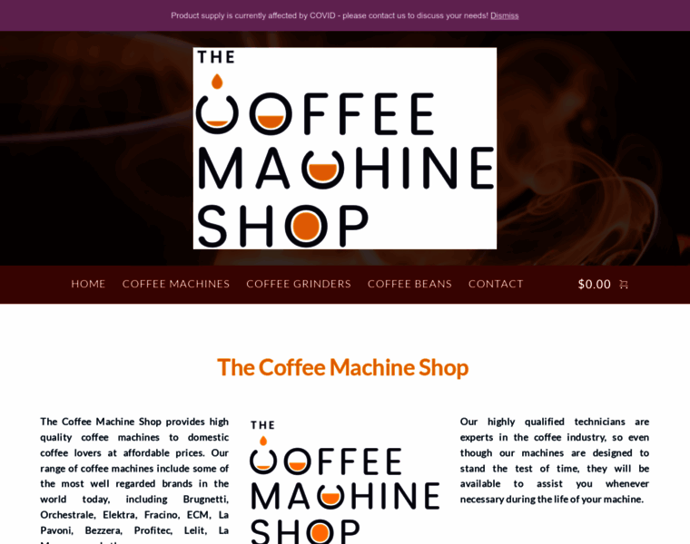 Thecoffeemachineshop.com.au thumbnail