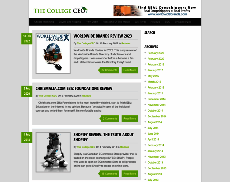 Thecollegeceo.com thumbnail