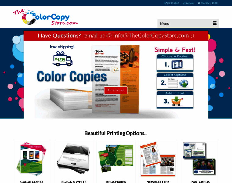 Thecolorcopystore.com thumbnail