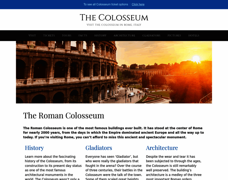 Thecolosseum.org thumbnail