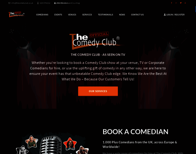 Thecomedyclub.co.uk thumbnail